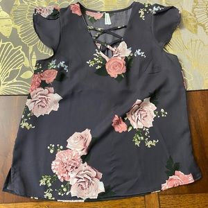 Floral shirt!